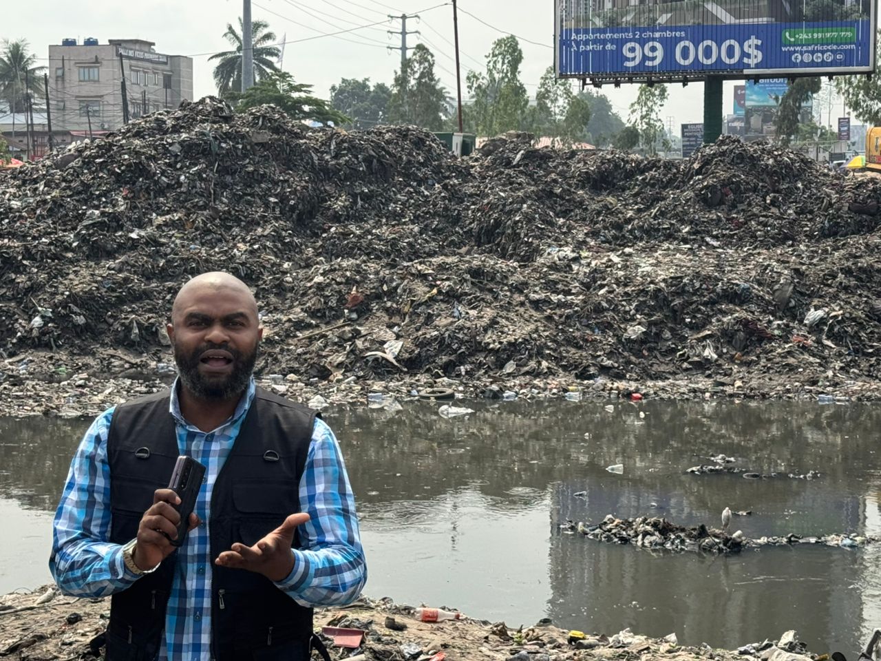 Pollution plastique — mission d'inspection, Kinshasa